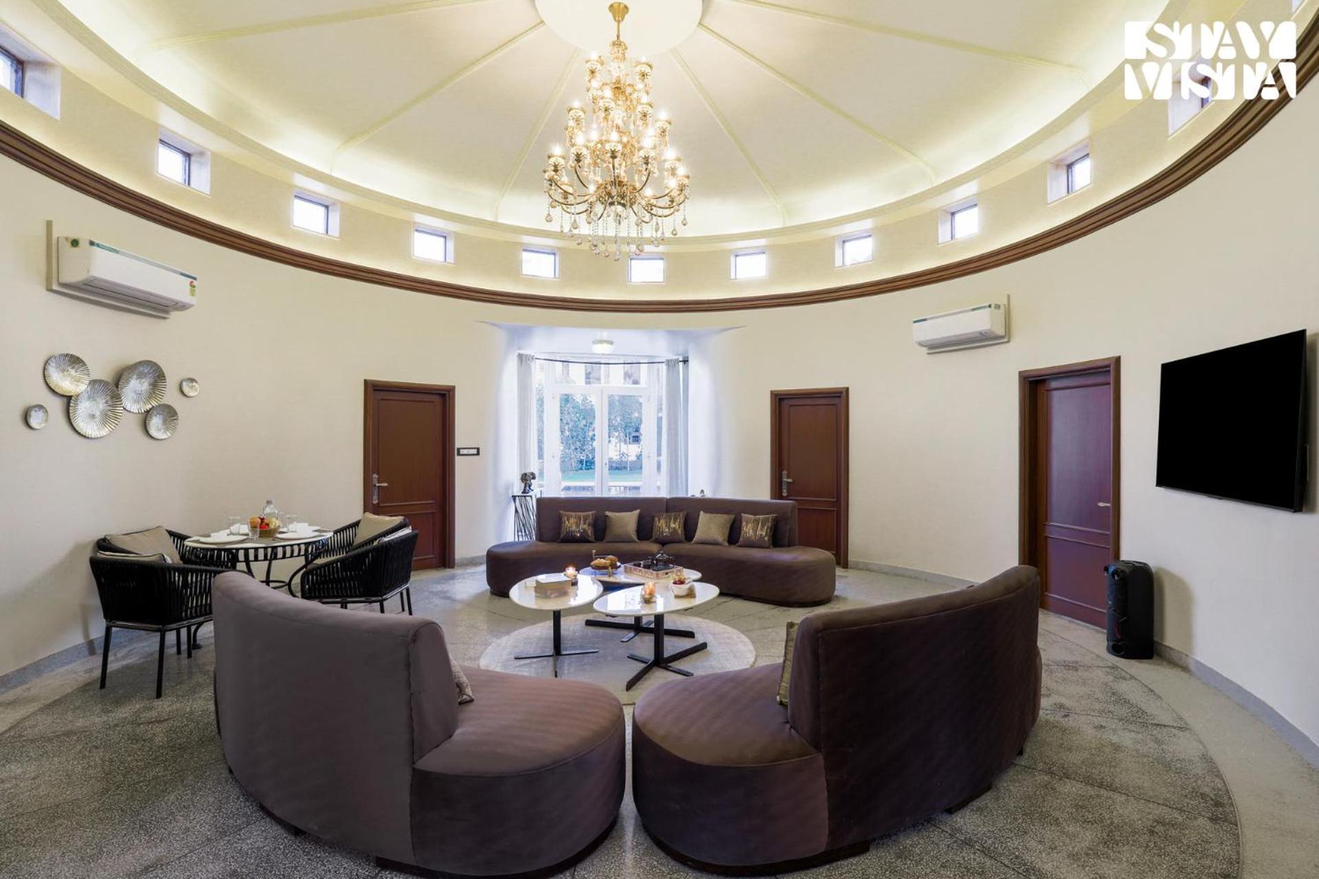 Stayvista'S Mystic Castle With Terrace, Swimming Pool, Lawn With Gazebo Jaipur Exterior foto